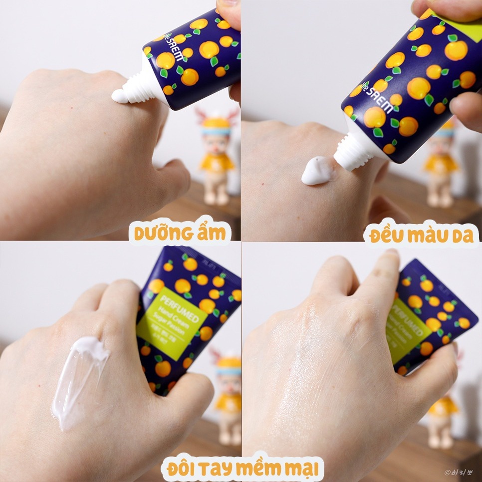 Kem Dưỡng Da Tay Dưỡng Ẩm Làm Mềm Mại, Đều Màu Da The Saem Perfumed Hand Cream 30ml
