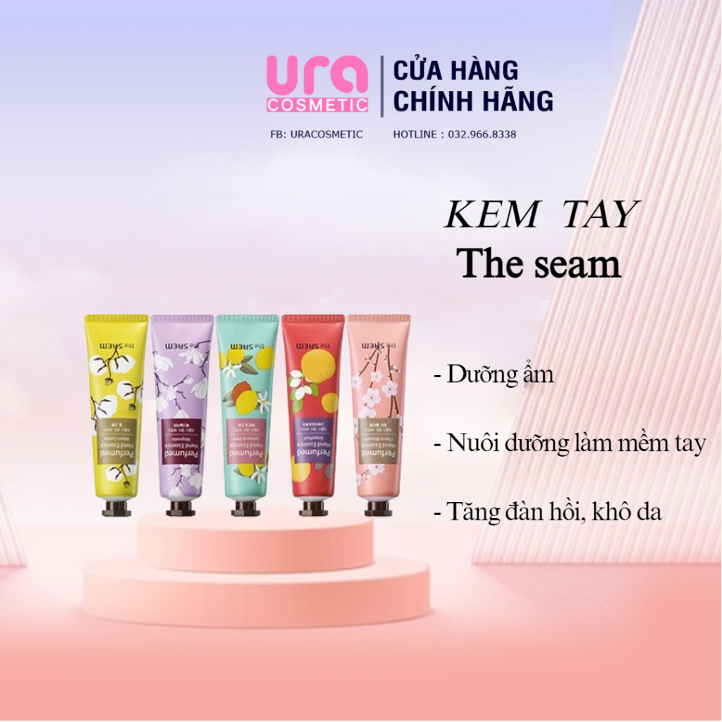 Kem Dưỡng Da Tay Dưỡng Ẩm Làm Mềm Mại, Đều Màu Da The Saem Perfumed Hand Cream 30ml