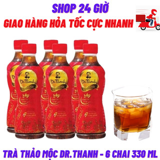 Trà thảo mộc dr.thanh 1 lốc 6 chai 330 ml