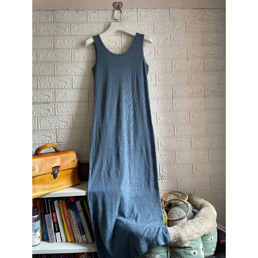 Đầm thun sát nách dáng dài