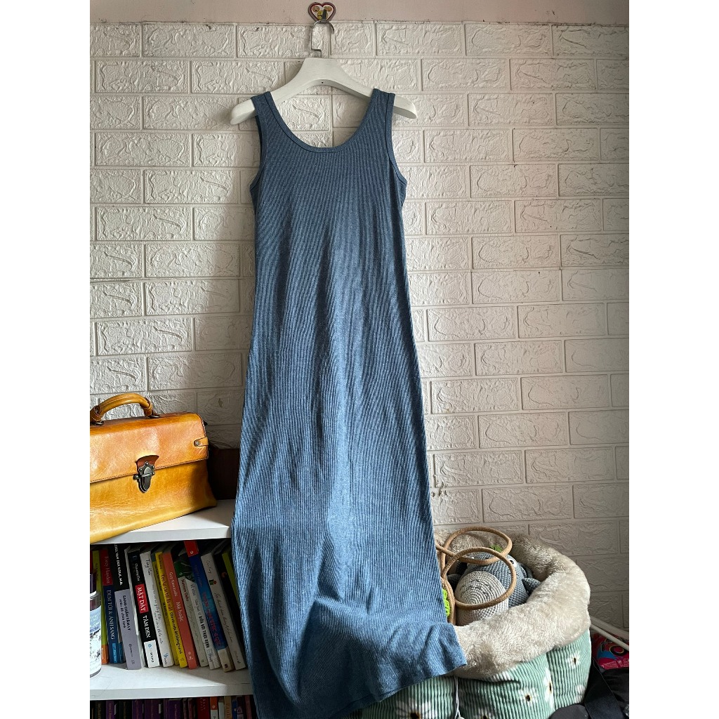 Đầm thun sát nách dáng dài