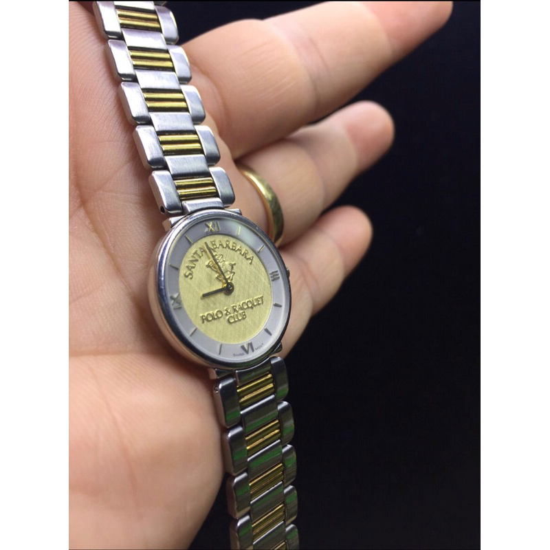 🏅Đồng hồ Si Nữ hiệu Polo Racquet Club. Máy Thụy Sĩ🇨🇭. Hàng đã qua sử dụng