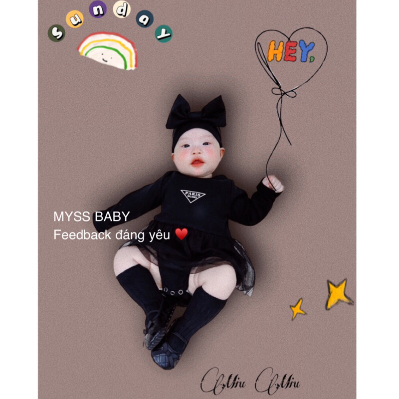 Băng đô nơ cho bé gái MYSS BABY