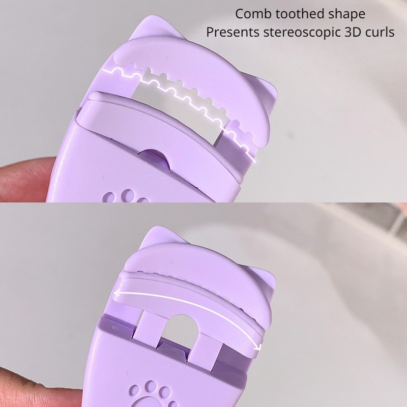 Kẹp bấm mi 3D có thể kẹp mi góc mắt,thiết kế răng cưa cong lâu,có lõi silicon thay thế kèm theo.