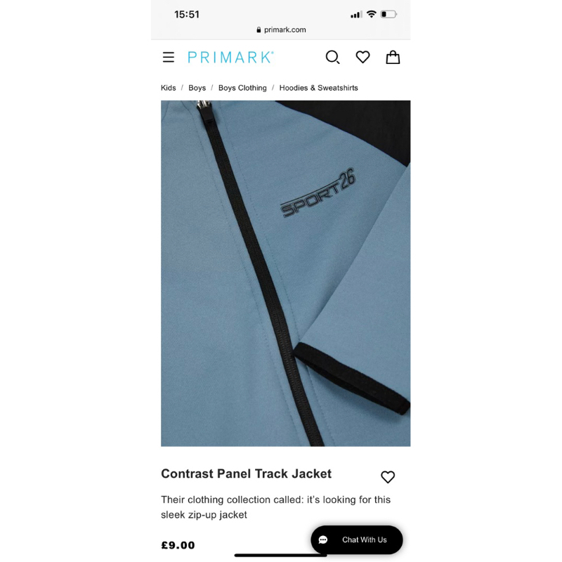 Bộ Nỉ Kéo Khoá Bé Trai Thể Thao Xanh Trời Xẫm PR