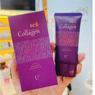 Kem lót trang điểm cc collagen tinh chất nấm rơm spf 70 pa+++