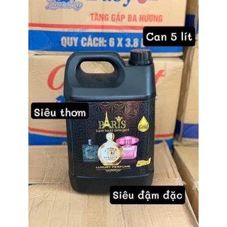 COMBO 2 CHAI NƯỚC GIẶT 5 LÍT  PARIS 5in1.