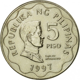 Đồng xu 5 piso của philippines 1995 - 2017