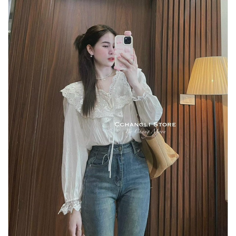 MÃ 352 QUẦN JEAN LOE XẺ GẤU MAC DA-MÃ LOE XẺ MÁC DA