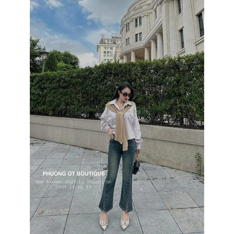 MÃ 352 QUẦN JEAN LOE XẺ GẤU MAC DA-MÃ LOE XẺ MÁC DA