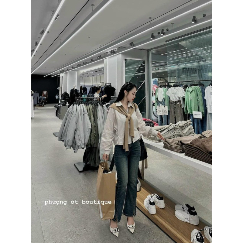 MÃ 352 QUẦN JEAN LOE XẺ GẤU MAC DA-MÃ LOE XẺ MÁC DA