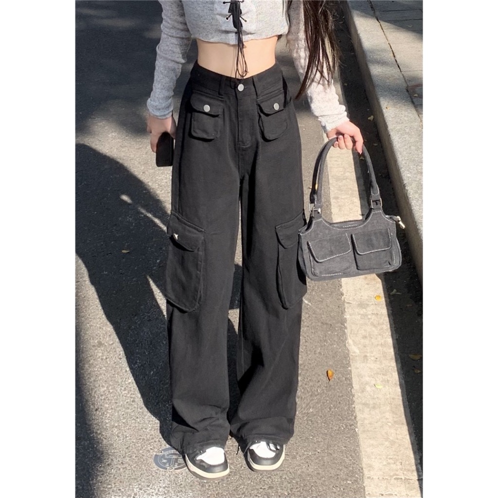 Quần  jean túi hộp phong cách cá tính KIMII 	QuanJeantuihop P13K4