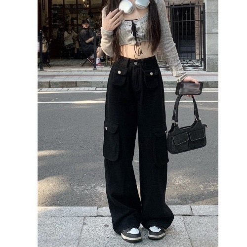 Quần  jean túi hộp phong cách cá tính KIMII 	QuanJeantuihop P13K4