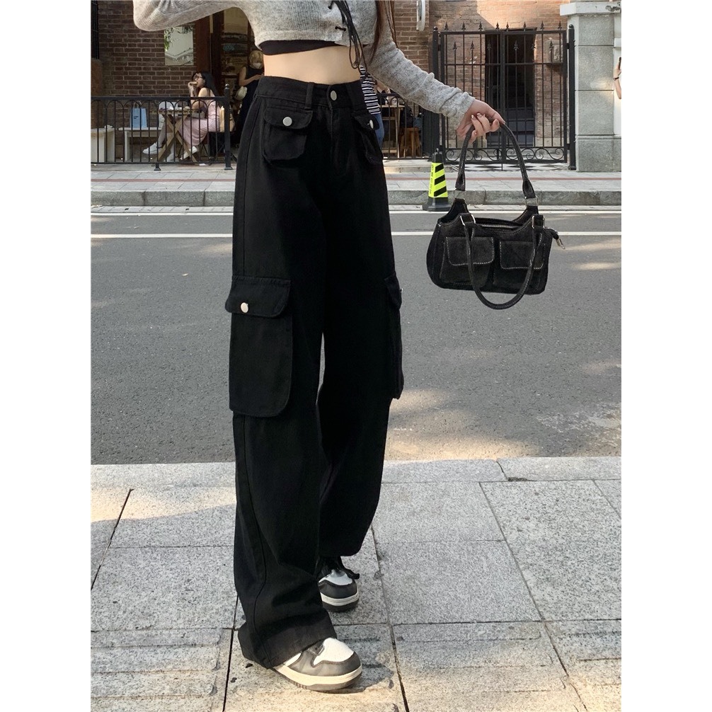 Quần  jean túi hộp phong cách cá tính KIMII 	QuanJeantuihop P13K4