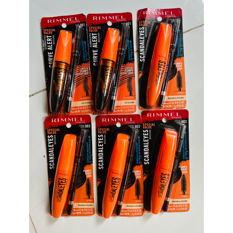 Mascara Rimmel kèm bút kẻ mày