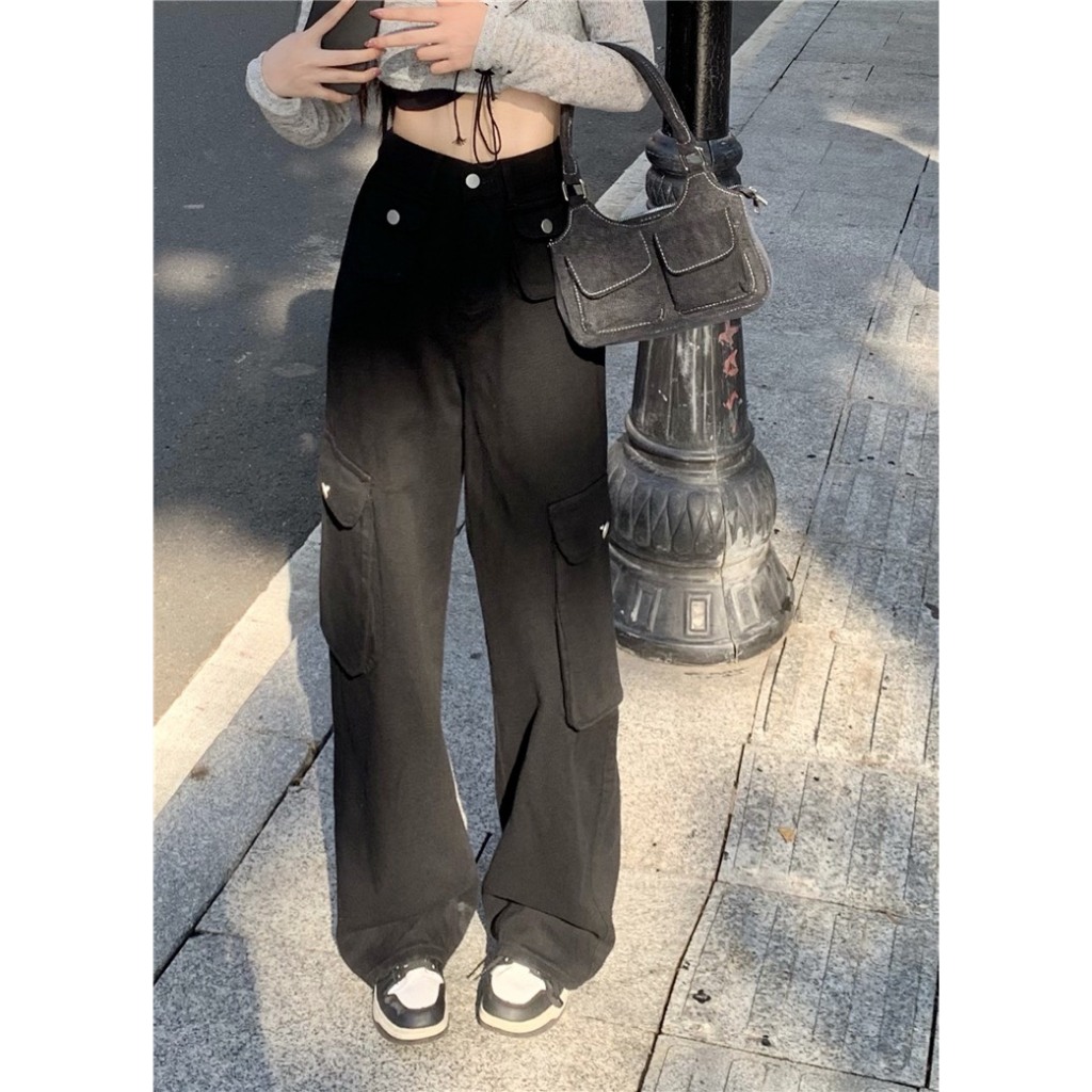 Quần  jean túi hộp phong cách cá tính KIMII 	QuanJeantuihop P13K4