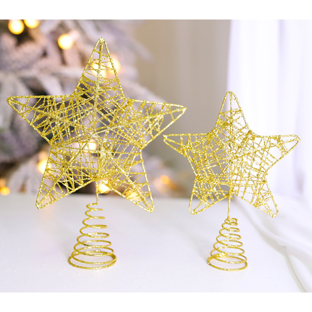 Ngôi Sao Đỉnh Chân Xoắn SD06 Trang trí Cây Thông, Trang Trí Noel Giáng Sinh