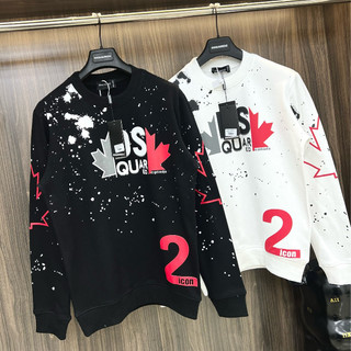 Áo nỉ dsquared2 icon nam nữ thiết kế hot trend. áo nỉ nam nữ hình lá thu đông 2023 queenshop