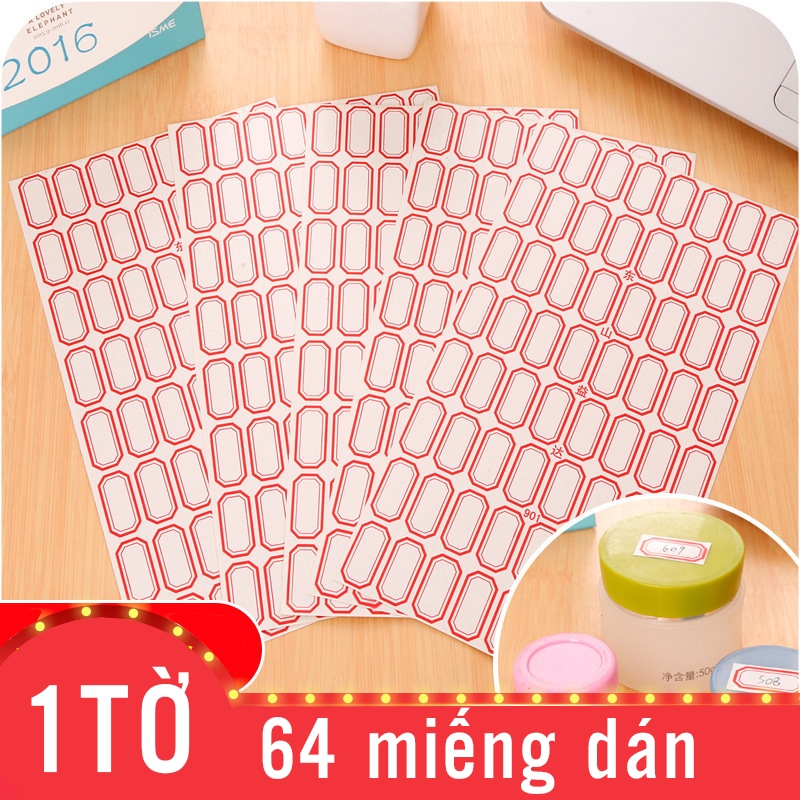 Bộ 64 miếng dán ghi chú đánh dấu tiện dụng