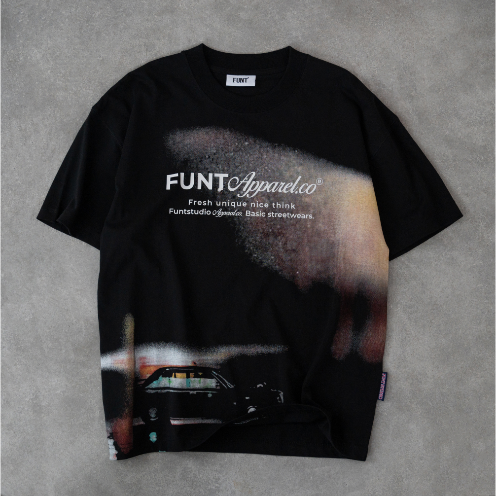 Áo Thun Tay Lỡ Unisex FUNT MIDNIGHT LIGHT TEE