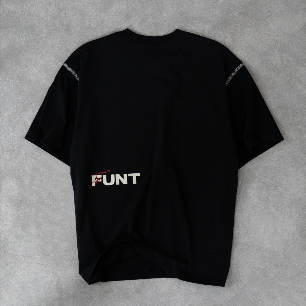 Áo Thun Unisex Tay Lỡ FUNT SLOGAN V2 100% Cotton Thoáng Mát, Co Giãn Tốt