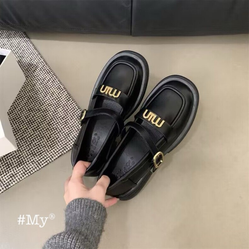 Giầy oxford miu quai ngang thiết kế mới