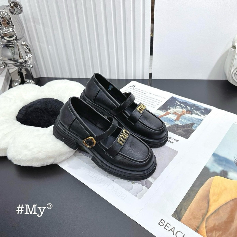 Giầy oxford miu quai ngang thiết kế mới
