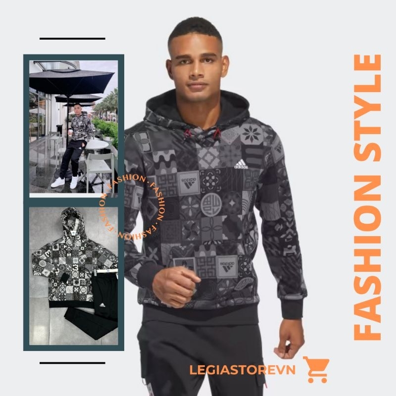 Bộ Áo Quần ADIDAS hàng VNXK | Sét Áo Quần Nỉ Cao Cấp Unisex Hoodie
