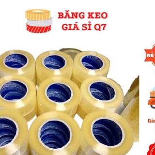 [12.000đ/ 2 cuộn 100 Yard] 1 Cuộn Băng Keo Trong 200Y / 100Y / 500 - Đóng Gói Hàng đủ khổ 2F, 5F, 6F