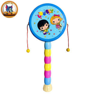 [Siêu rẻ- size lớn ] Đồ chơi trống lục lạc cầm tay y hình cho bé 722