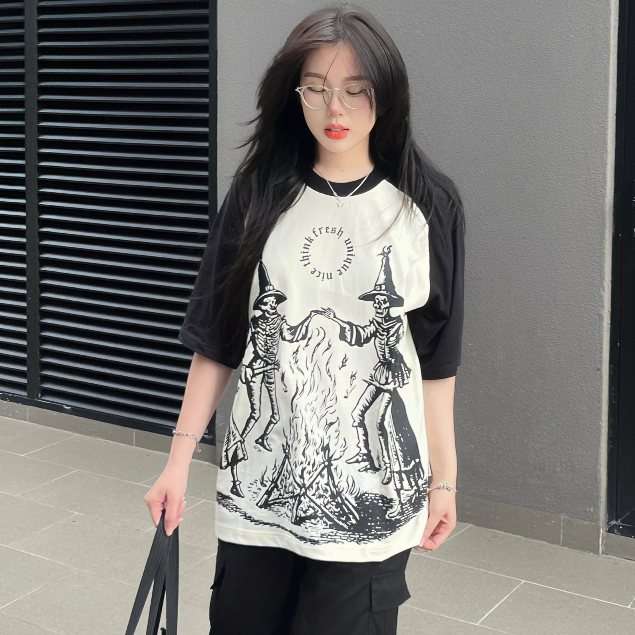 Áo Thun Tay Lỡ Unisex FUNT PRASIETHEF TEE