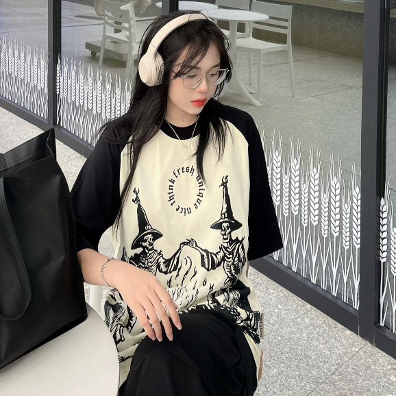Áo Thun Tay Lỡ Unisex FUNT PRASIETHEF TEE