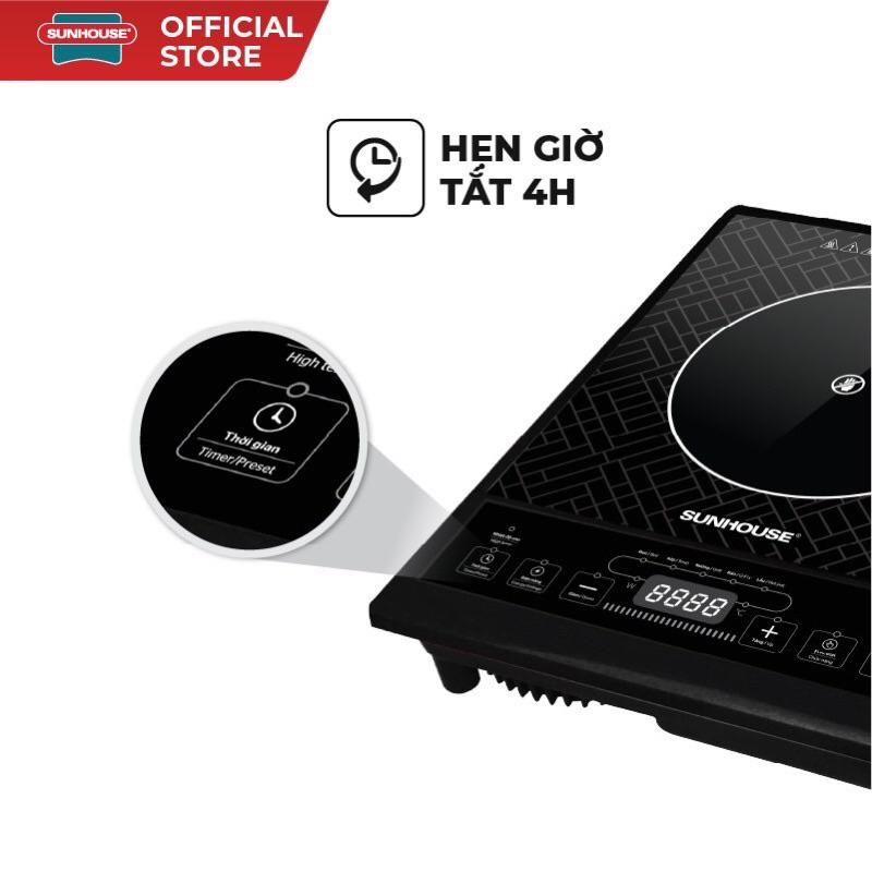 Bếp Hồng Ngoại cơ SUNHOUSE 6011.cam kết hàng chính hãng