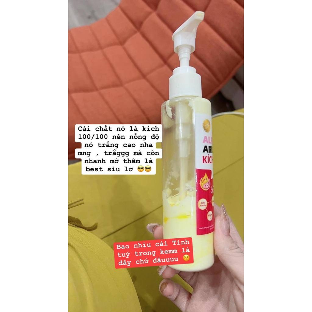 KÍCH TRẮNG ALPHA ARBUTIN X100 NIKOS THANH NHI