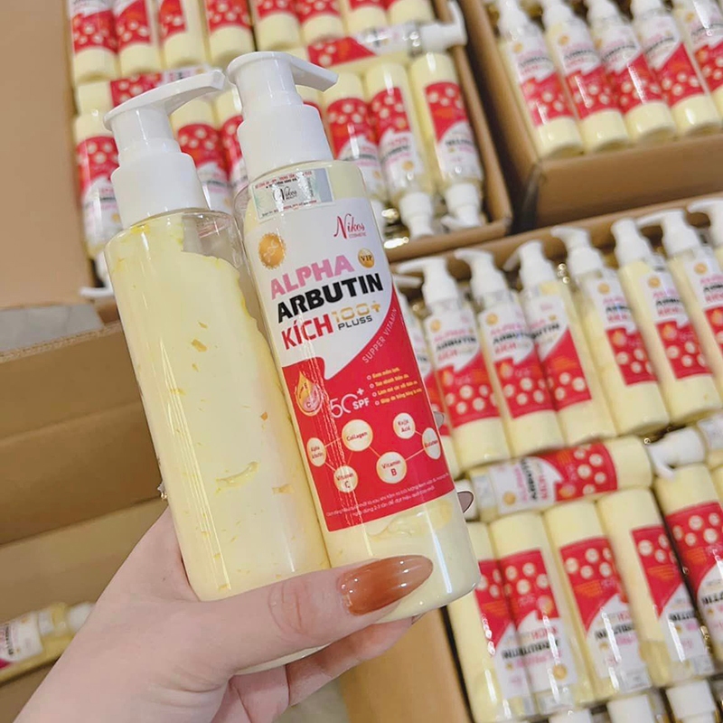 KÍCH TRẮNG ALPHA ARBUTIN X100 NIKOS THANH NHI