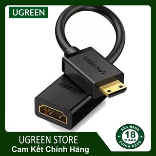 Cáp nối mini hdmi sang hdmi đầu âm ugreen 20137 chính hãng