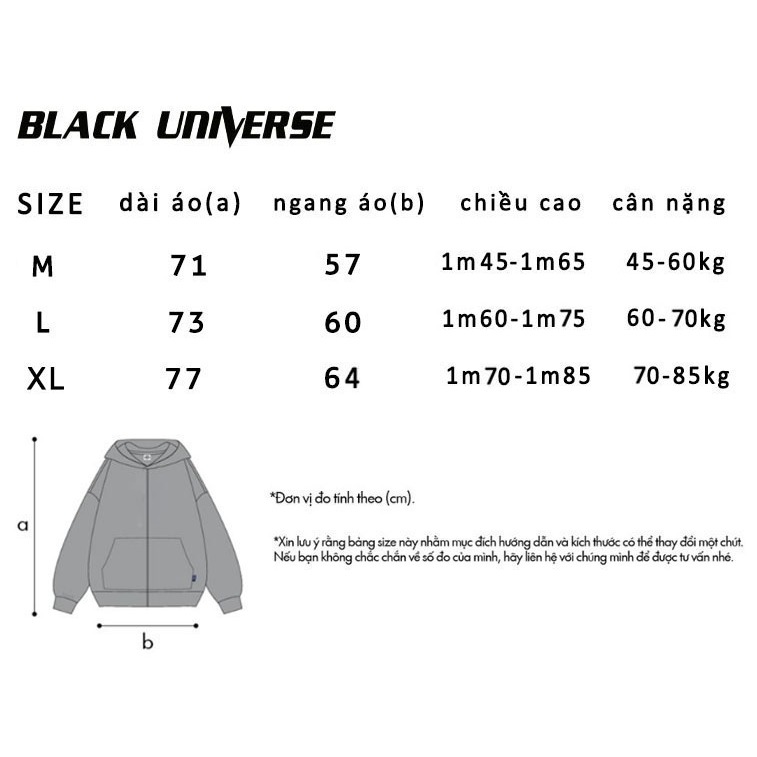 Áo HOODIE PARIS Blackuniverse chất liệu nỉ bông cao cấp