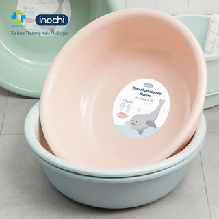 Thau chậu nhựa cao cấp Notoro 50cm Inochi, thau nhựa lớn giặt đồ, tắm bé, nhựa nguyên sinh an toàn, tiện lợi
