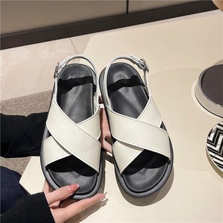 (Order) (Có vd thật) Sandal quai chéo basic