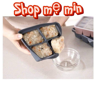 Khay trữ đông đồ ăn dặm cho bé silicon TGM / Hộp trữ đồ ăn dặm cho bé Silicone Platium, Made in Korea