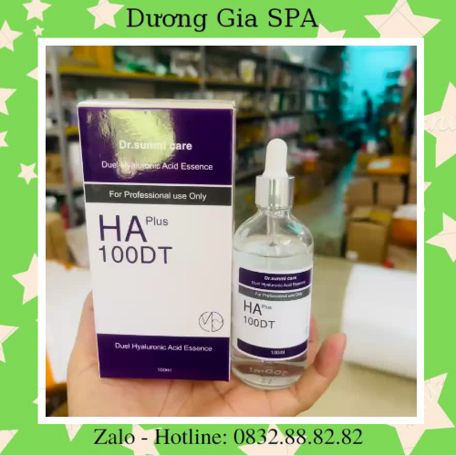 Tinh chất serum HA 100BL, Siêu căng bóng và siêu sáng mịn, HA Tím