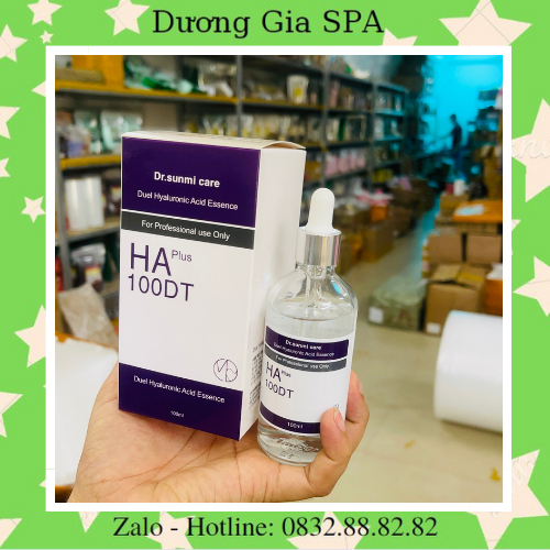 Tinh chất serum HA 100BL, Siêu căng bóng và siêu sáng mịn, HA Tím