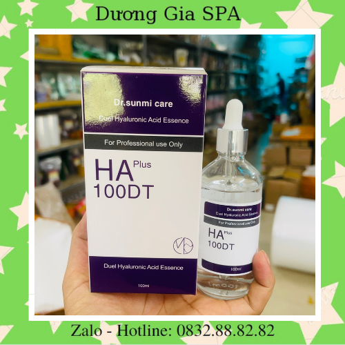 Tinh chất serum HA 100BL, Siêu căng bóng và siêu sáng mịn, HA Tím
