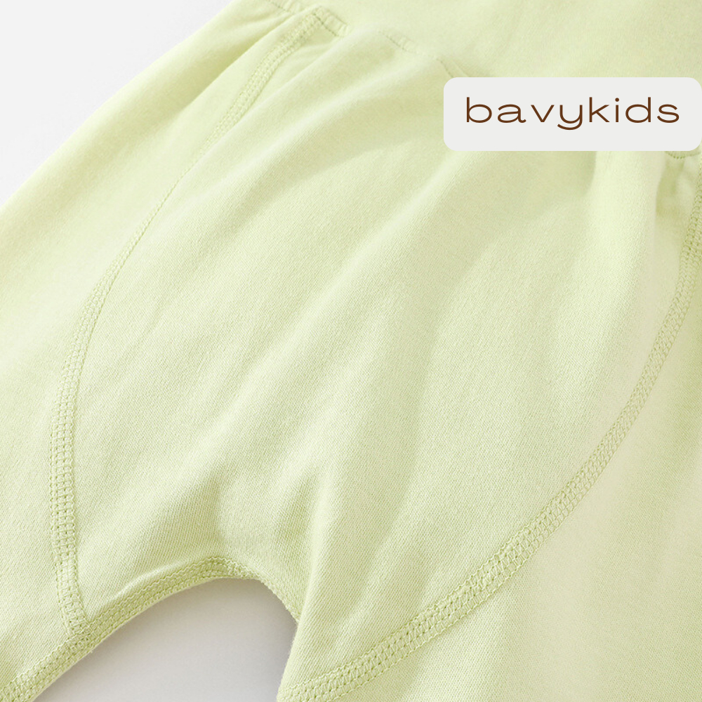 Quần áo thu đông cài vai cho bé trai bé gái size từ 8-12kg quần cạp cao chất vải cotton mềm mịn BODM02