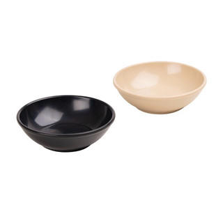 Đĩa chấm tròn nhựa phíp màu đen và nâu size 7,5cm