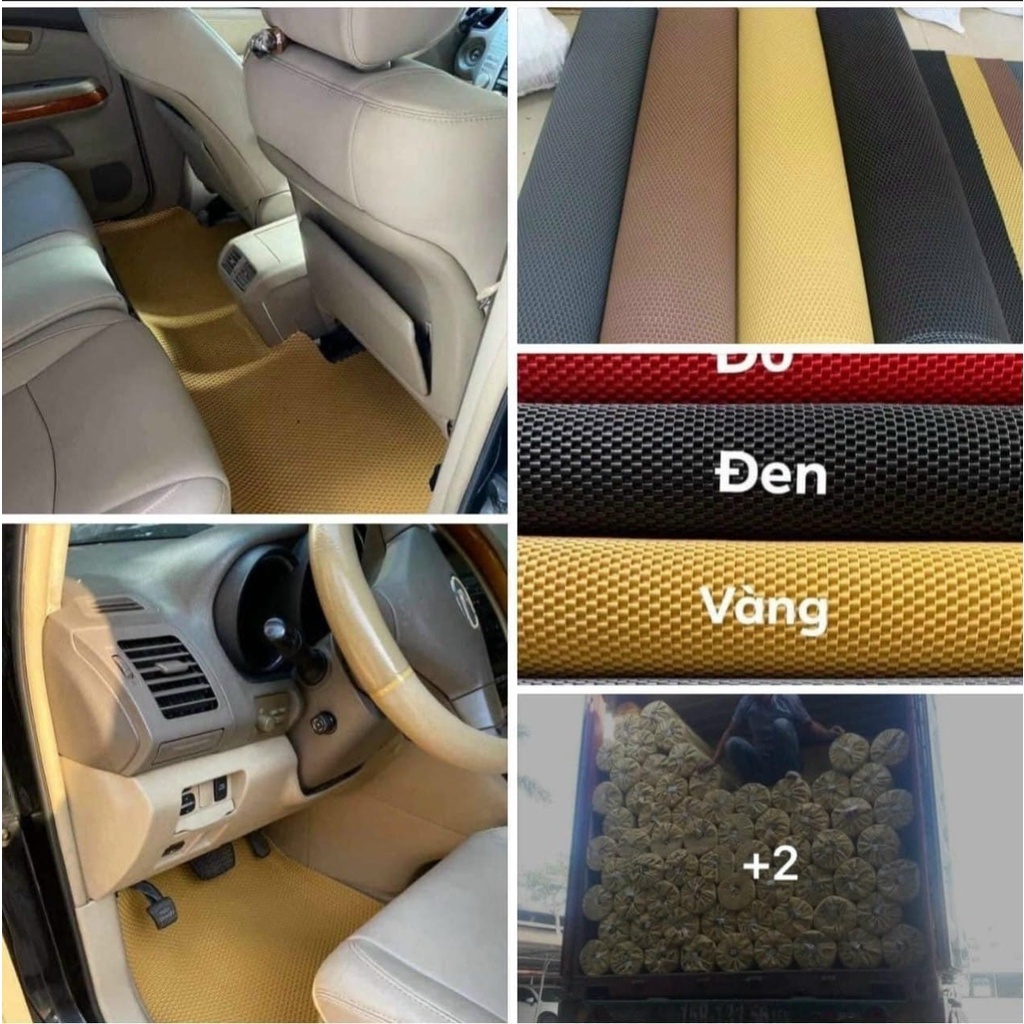 Thảm lót sàn ô tô cao su xe 4 -5 -7 chỗ các hãng, kích thước 0.6x3m