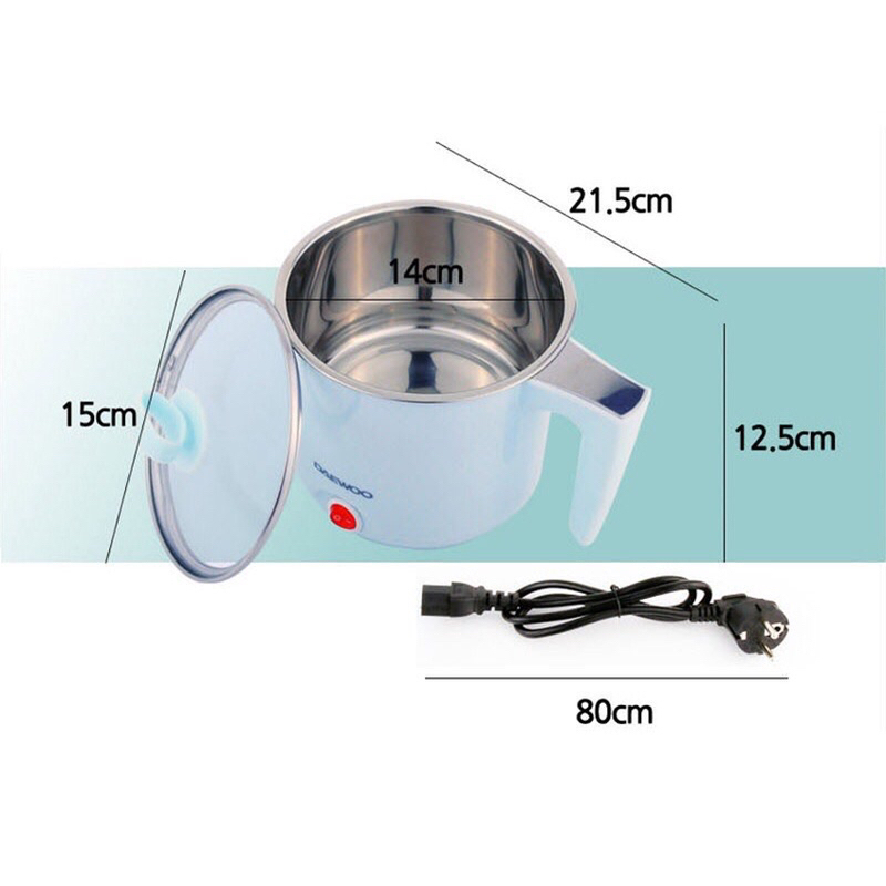 Ca Nấu Mì Daewoo Den M550 700Ml