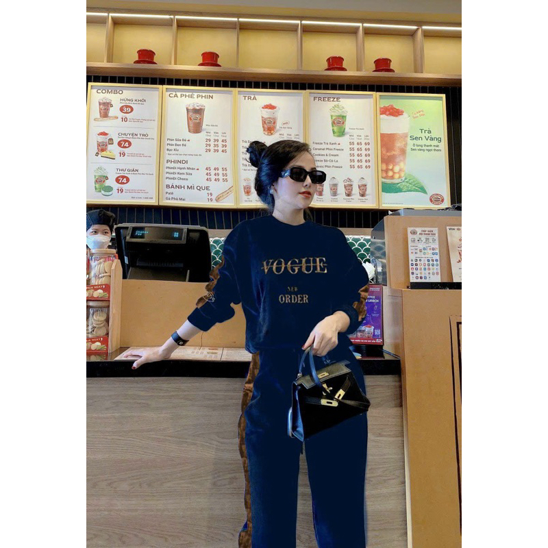 SÉT BỘ NHUNG THU ĐÔNG THÊU CHỮ