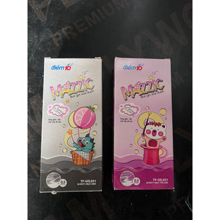 Hộp 20 bút gel xoá được mazzic điểm 10, bút gel mazzic tp -gele01