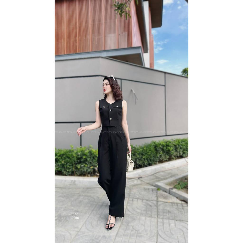 Áo gile thiết kế cúc